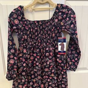 GAP Kids Navy Floral Dress
